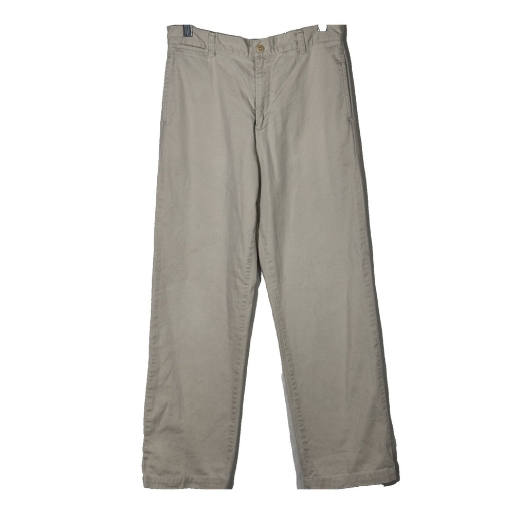 Polo Ralph Lauren Pants Kids 14 Beige‎ Chino Khakis Straight Cotton Uniform